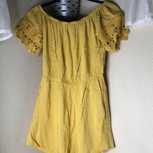Cute Yellow Romper for Girls